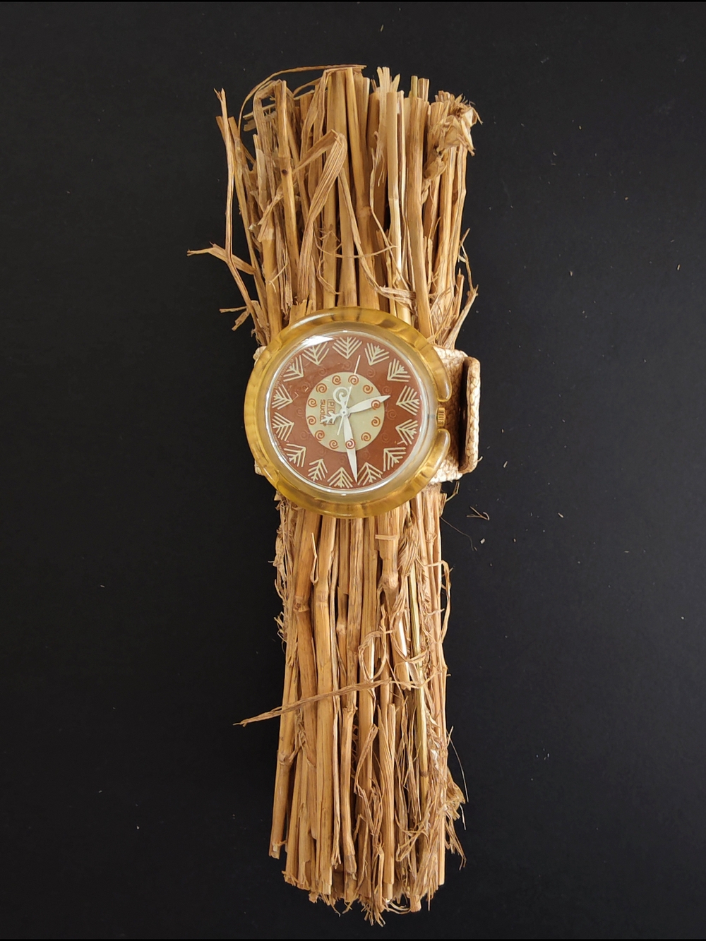 Vintage Pop Swatch Watch-  1994 PWZ108 LEAF